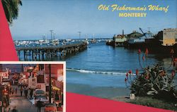 Fisherman's Wharf Monterey, CA Postcard Postcard Postcard