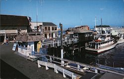 Fisherman's Wharf in Monterey California Postcard Postcard Postcard