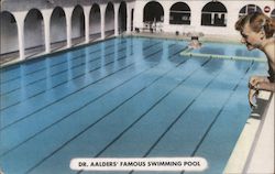 Dr. Aalders' Famous Swimming Pool Postcard