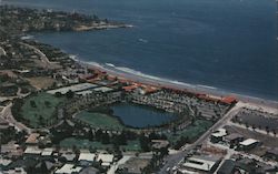 Aerial View La Jolla Beach and Tennis Club California Postcard Postcard Postcard