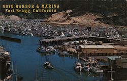 Noyo Harbor & Marina Fort Bragg, CA Postcard Postcard Postcard