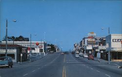 Main Street Looking North Postcard