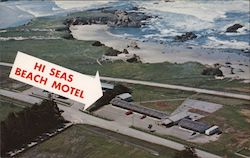 Hi Seas Beach Motel Postcard