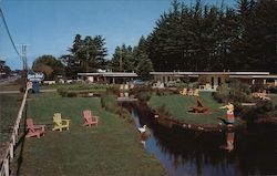 Sun Dial Motel Postcard