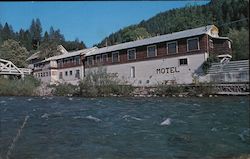 Riverside Motel Downieville, CA Postcard Postcard Postcard