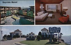 Bayside Motel Postcard