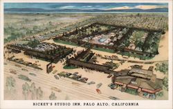 Rickey's Studio Inn Postcard