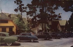 Carmel Shops, situated across Ocean Avneue from Pine Inn Postcard