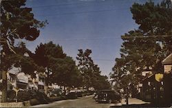 Street Scene Carmel-by-the-Sea, CA Postcard Postcard Postcard