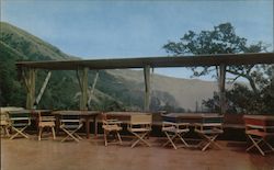 Looking South from Nepenthe Restaurant Terrace Postcard