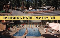 The Burrough Resort Tahoe Vista, CA Louis Roberts Postcard Postcard Postcard