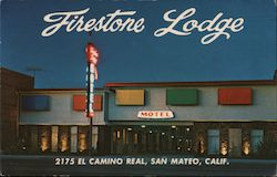 Firestone Lodge San Mateo, CA Postcard Postcard Postcard