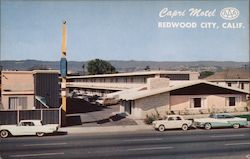 Capri Motel Redwood City, CA Postcard Postcard Postcard