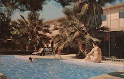 Golden Pavilion Motor Inn Postcard
