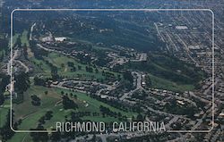 Aerial View of Richmond Postcard