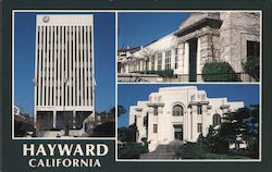 City Center Complex, Centennial Hall Convention Center, First City Hall Built in 1930 Hayward, CA Postcard Postcard Postcard