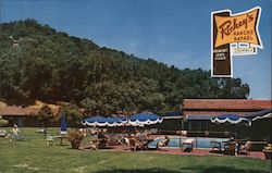 Rickey's Rancho Rafael, Motor Hotel & Restaurant Postcard