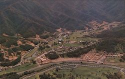 Aerial View of Marin Country Club Estates Postcard