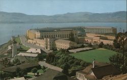 Overall view of the cell blocks Postcard