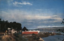 Inverness on Tomales Bay California Postcard Postcard Postcard