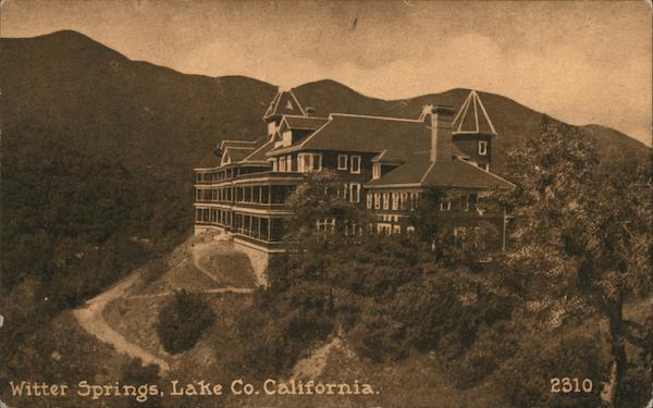 Witter Springs, Lake Co. California