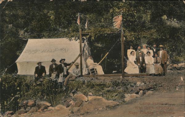 Camp Scene at Walthers Springs Napa California