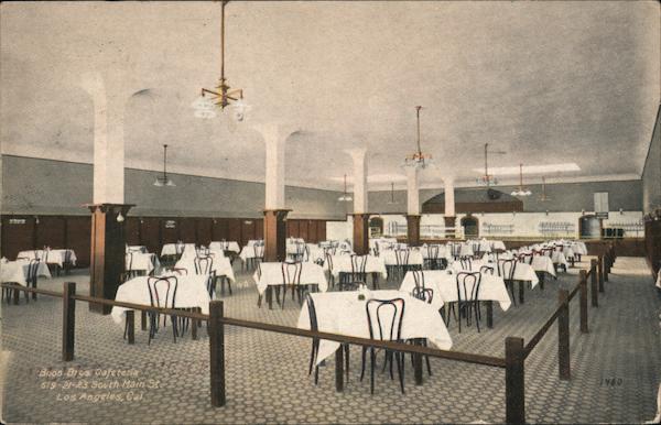 Boos Bros. Cafeteria 619 21-23 South Main St. Los Angeles California