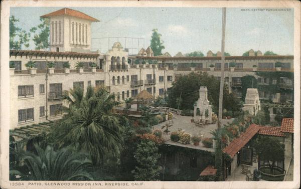Patio, Glenwood Mission Inn Riverside California