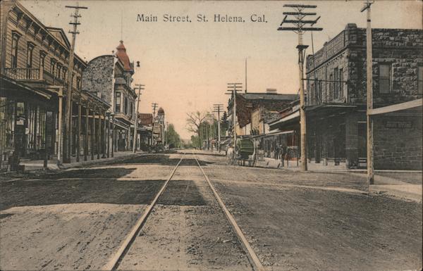 Main Street Saint Helena California