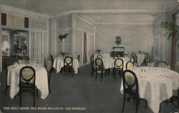 The Gray Room, Tea Room Bullock's Los Angeles California