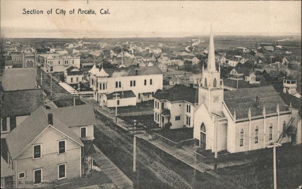 Section of City Arcata California