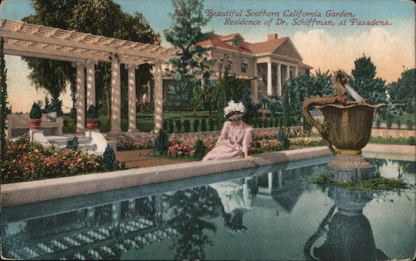 Beautiful Southern California Garden, Residence of Dr. Schiffman Pasadena