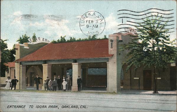 Entrance to Idora Park Oakland California