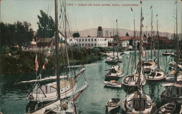 Scene on Napa River California