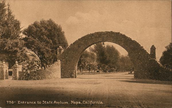 Entrance to State Asylum Napa California