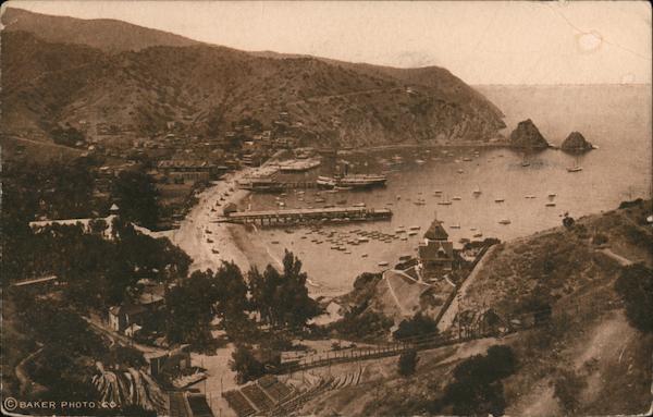 The Bay of Avalon Santa Catalina Island California's Most Popular Winter and Summer Resort