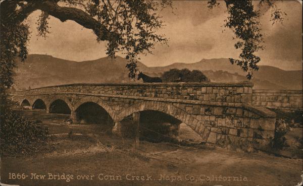 New Bridge Over Conn Creek Rutherford California