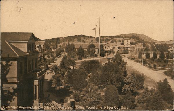Main Avenue, Looking North Yountville California