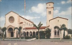 Mottell's Funeral Chapel Postcard