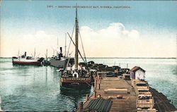 Shipping on Humboldt Bay Postcard