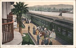 Santa Fe Limited at Needles, California Postcard