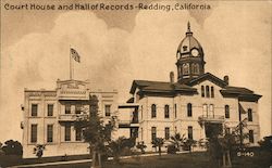 Court House and Hall of Records Postcard