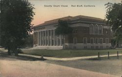 The County Court House Red Bluff, CA Postcard Postcard Postcard