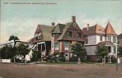 Residence Section Postcard