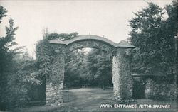 Main Entrance Aetna Springs, CA Postcard Postcard Postcard