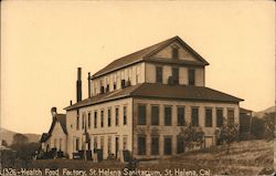 Health Food Factory, St. Helena Sanitarium Postcard