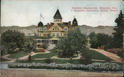 Glendale Sanitorium California Postcard Postcard Postcard