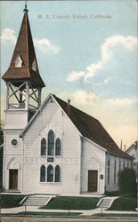 M.E. Church Vallejo, CA Postcard Postcard Postcard