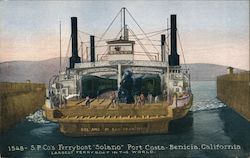 S.P. Co.'s ferry boat Solano. Postcard