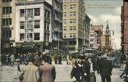 Kearney and Market Streets Postcard